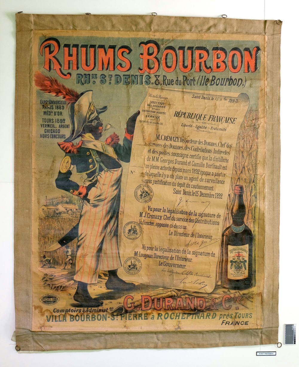 Affiche entoilée- Avant traitement